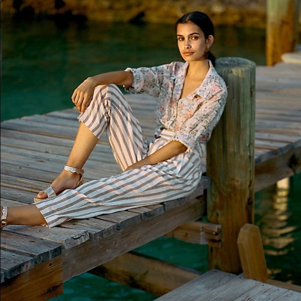 NWT ($120) Anthropologie Stripped Pants